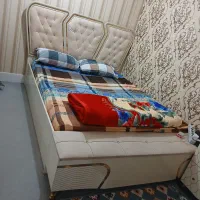 تخت خواب دونفره به شرط سالم و نو تمام ام دی اف|تخت و سرویس خواب|اهواز, کمپلو شمالی|دیوار