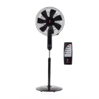 پنکه کنترلی جی سان 7 پره پلاس رنگهای مشکی و سفید