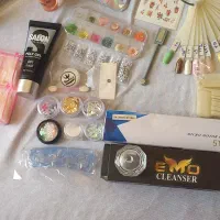 وسایل کاشت ناخن با کیف|آرایشی، بهداشتی، درمانی|شیراز, سیاه سنگ|دیوار