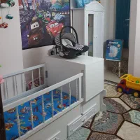 تخت خواب و کمد اتاق بچه و نو جوان|تخت و سرویس خواب|قزوین, |دیوار