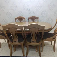 میز ناهارخوری تمام چوب راش