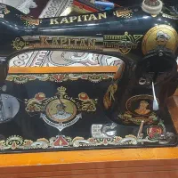 چرخ خیاطی دوشیرنشان کاپیتان  قدیمی  کلاسیک مشکی