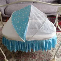 گهواره متحرک تاشو کاور دار