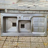 سینک ظرفشویی کار کرده بدون ترک ۶۰*۱۲۱|مصالح و تجهیزات ساختمان|شاهینشهر, فیض|دیوار