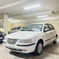 سمند EF7 سفید مدل ۹۶ سالم و بدون رنگ