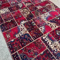 فرش دستباف چهلتکه کلاژ ساوالان|فرش|تهران, ستارخان|دیوار