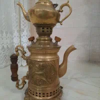 کتری زغالی با قوری|کلکسیون اشیاء عتیقه|شاهرود, |دیوار