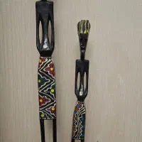 دو عدد مجسمه سیاهپوست