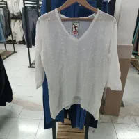 شومیز سفید تاناکورا اوتلت استوک اورجنیال خارجی