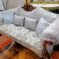 مبل نیمه استیل۷نفره نو
