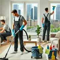 نظافت،جارو،شستن ظرف راه پله حیات مشاعات