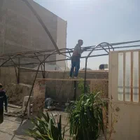 جوشکاری خرپا الاچیق سایه بان