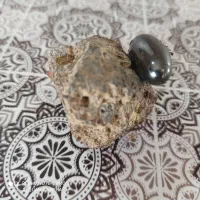 سنگ قیمتی آهن ربا بهش میچسبه|کلکسیون اشیاء عتیقه|گل تپه, |دیوار