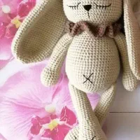 خرگوش خوابالوی بافتنی