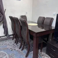 فروش مبل سلطنتی ۹نفره ومیزنهارخوری ۶نفره|مبلمان خانگی و میز عسلی|سیرجان, |دیوار