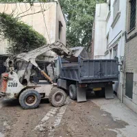 حمل نخاله خاکبرداری با بادسان خاور بابکت نارمک