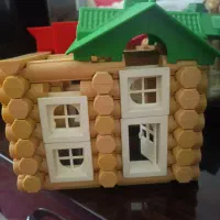 لگو چوبی و خونه سازی بزرگ