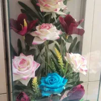باکس گل شیشه ای
