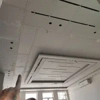 دکور سقف کاذب کناف‌رنگ‌آمیزی‌برق ساختمان|خدمات پیشه و مهارت|کرمانشاه, |دیوار