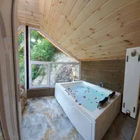 اجاره کلبه جنگلی با جکوزی لب رودخانه|اجارهٔ کوتاهمدت ویلا و باغ|اسالم, |دیوار