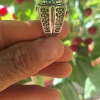 انگشتر موزانایت یا الماس روسی|جواهرات|خمینی‌شهر, |دیوار