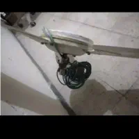 پنکه قدیمی آهنی توشیبا نیاز تعمییر و پنکه سقفی|پنکه و تصفیه‌کنندهٔ هوا|نهاوند, |دیوار