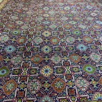 (فرش حق زاده)فرش۱۸متری۴۵رج تبریز طرح قفقاز