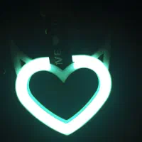 قلب آویز چراغ دار|لامپ و چراغ|بروجرد, |دیوار