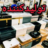 روشویی کابینتی رنگ ترند٪ طوسی مات تولیدی /درخشان/
