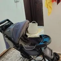 کالسکه بچه مارک دلیجان با چرخ های بزرگ
