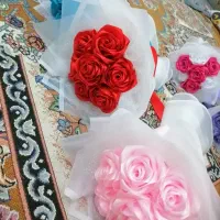 گل های روبانی ویژه روز مادر|گل مصنوعی|برازجان, |دیوار