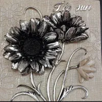 تابلو آینه ای گل برجسته|تابلو، نقاشی، عکس|اسلام‌شهر, شهرک قائمیه|دیوار