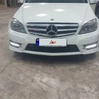 بنز c230مدل2009بدون رنگ