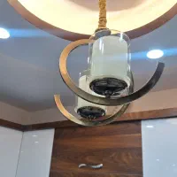 لوستر مدل پیچ در حد نو سالم|لوستر و چراغ آویز|ملایر, |دیوار