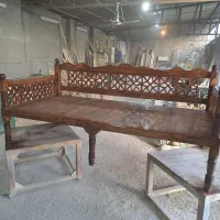 تخت سنتی گره چینی|مبلمان خانگی و میز عسلی|تفرش, |دیوار