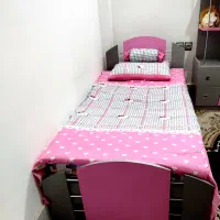 تخت و کمد کودک|تخت و سرویس خواب|بردسکن, |دیوار