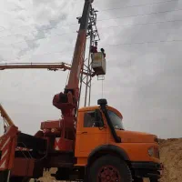 کامیون جرثقیل بنز زیر بند مایلر|خودرو سنگین|اصفهان, ملک‌شهر|دیوار