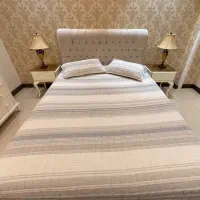 فروش سرویس خواب چوبی رنگ
