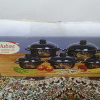 سرویس قابلمه ده پارچه لعابی