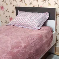 تخت خواب یک نفره همراه با تشک