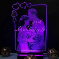 سوغات روز عشاق-آباژور رومیزی بالبینگ چهره ولنتاین