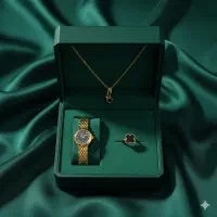 ست زنانه ساعت و گردنبند و انگشتر مدل Van Cleef|ساعت|آبادان, |دیوار