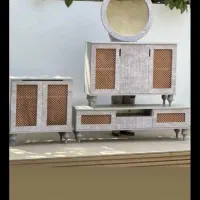 آینه کنسول و میز تی وی و جاکفشی و آینه قدی|بوفه، ویترین، کنسول|کرج, شهرک جهان‌نما|دیوار