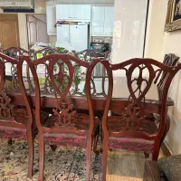 مبل ۷ نفره به همراه میز ناهارخوری ۸ نفره