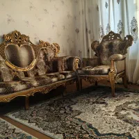 مبل سلطنتی چوبی|مبلمان خانگی و میز عسلی|بناب, |دیوار