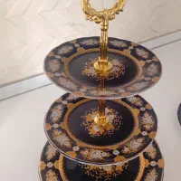 چینی سرمه ای و سفید