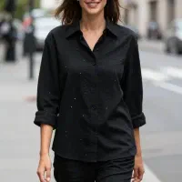شومیز مشکی زنانه
