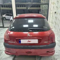 206 تیپ 2  قرمز سرحال کم کارکرد