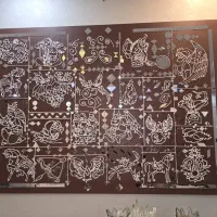 تابلو آینه کاری (لیپان آرت)طرح شاهنامه