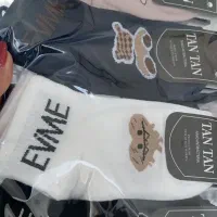 جوراب فانتزی نیم ساق ساق دارزنانه مردانه بچه گانه
